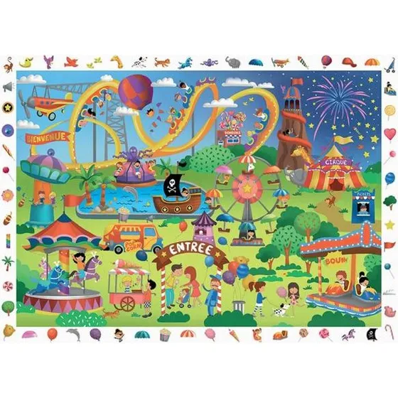 Calypto Jahrmarkt 100 XL Puzzle, 61 x 42 cm