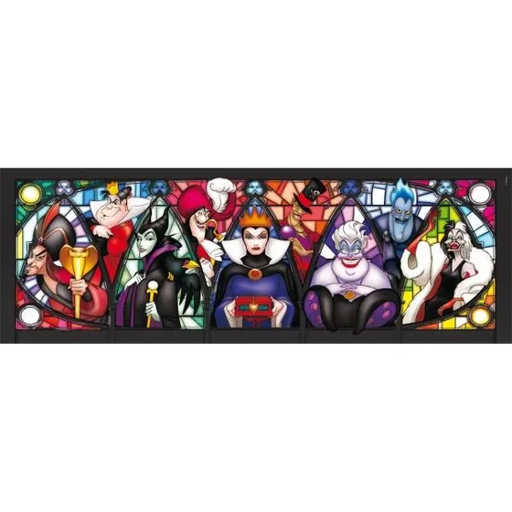 Clementoni Disney Villains Panorama Puzzle 1000 Teile