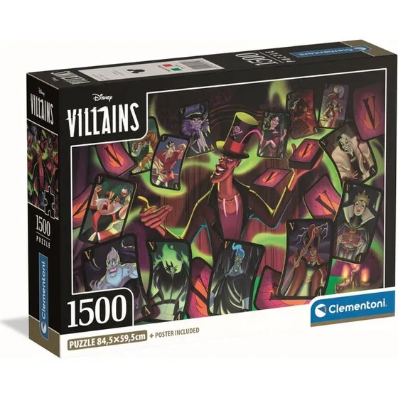 Clementoni Puzzle 1500 Teile Disney Bösewichte