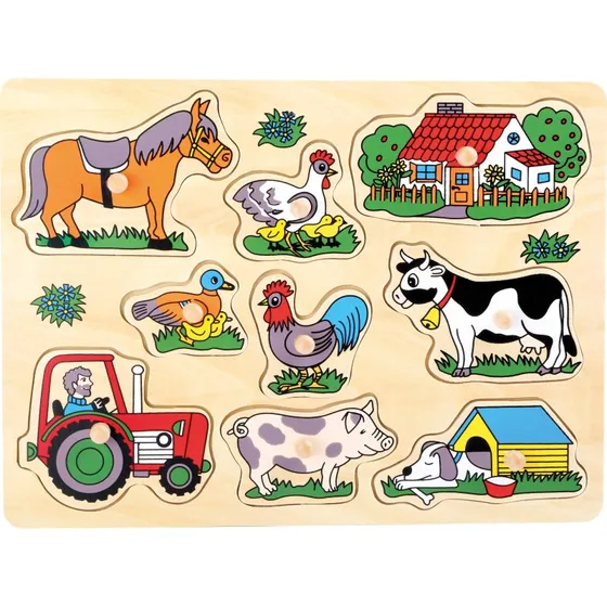 Small Foot Setzpuzzle Bauernhof