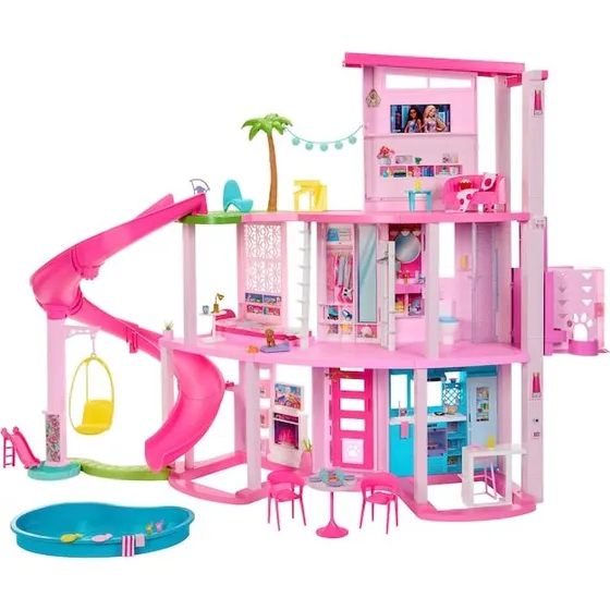 Barbie® Traumvilla mit Wendelrutsche, 3 Etagen, Licht- und Soundeffekten