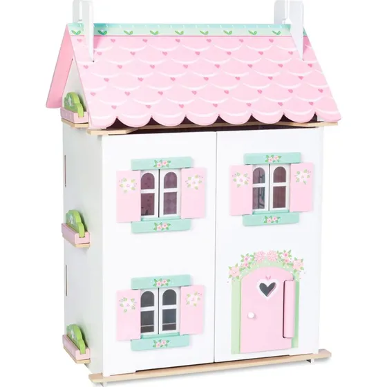 Le Toy Van Sweetheart Puppenhaus mit Möbeln 35x63x44 cm