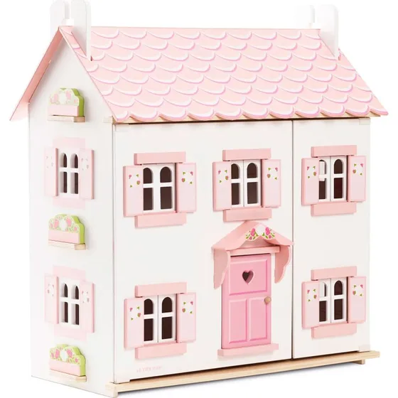 Le Toy Van Puppenhaus Sophie, 1:12, Holz, Pastellrosa/Weiß