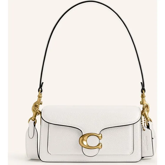 COACH Tabby Ledertasche B4/Chalk 20 cm