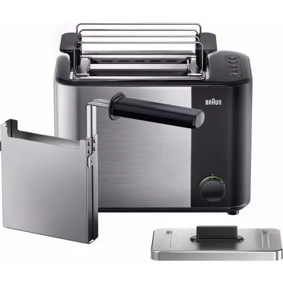 Braun HT5015 BK Toaster schwarz/Edelstahl