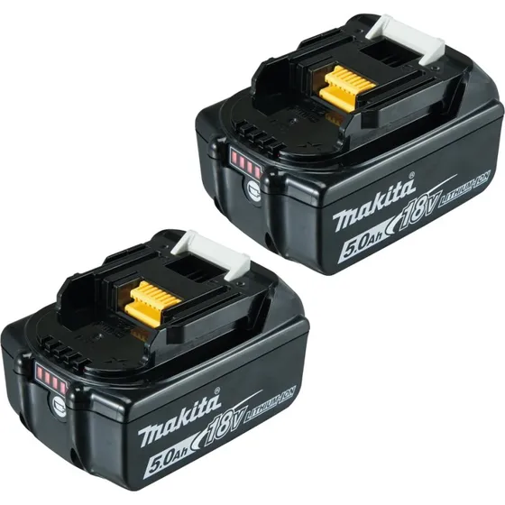 Makita BL1850B 2x 5 Ah Li-Ion Akku (90 Wh)