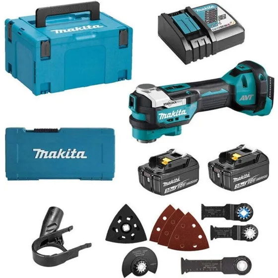 Makita DTM52RFJX1 Akku-Multifunktionswerkzeug 18V