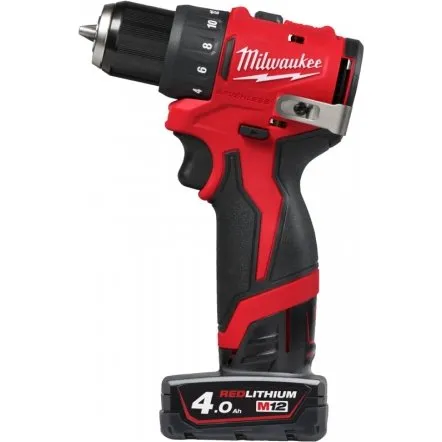 Milwaukee M12BLDDRC-402C Bürstenloser Akku-Bohrschrauber 12V