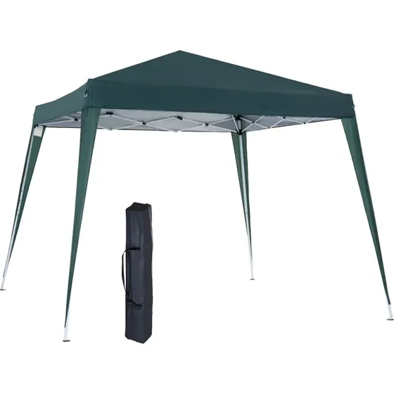 Outsunny Pavillon 840-159GN 3x3m Weiß