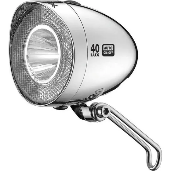 XLC CL-D04 Dynamo-Frontlicht, 40 Lux, Silber