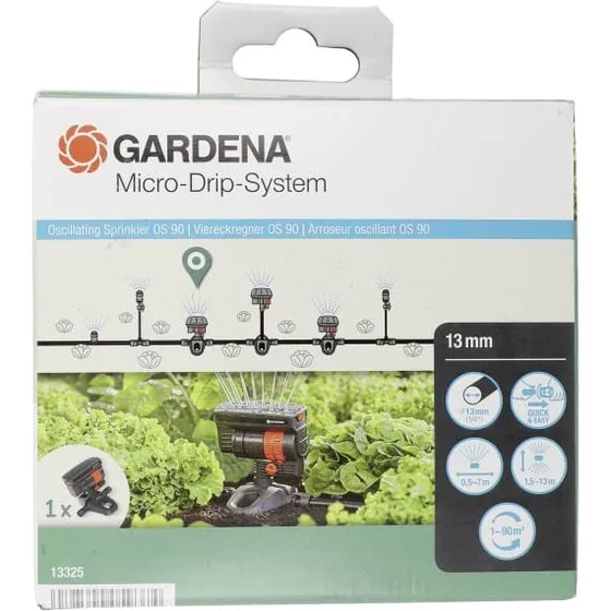 GARDENA Viereckregner OS 90 Micro-Drip-System