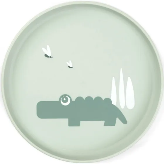 Done by Deer Foodie Teller Croco Grün