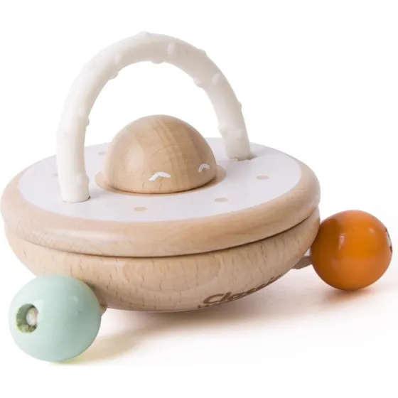 Classic World UFO-Rassel aus Teebaumholz