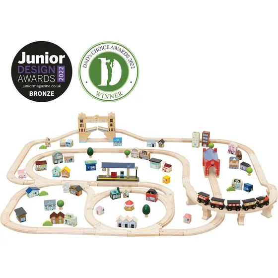 Le Toy Van London Train Set 120-teilig