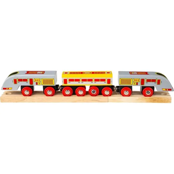 Bigjigs Rail Eurostar Express + 3 Gleise