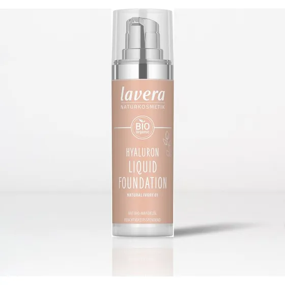 Lavera Hyaluron Liquid Foundation Natural Ivory 01, 30 ml