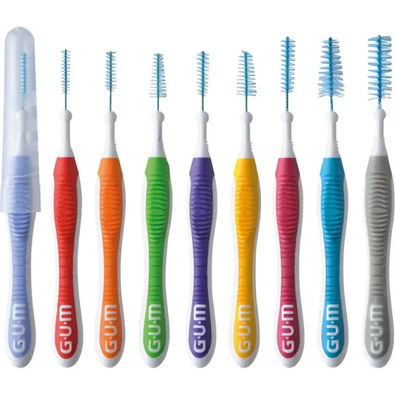 GUM Trav-Ler 0,6 mm Interdentalbürsten 6er hellblau