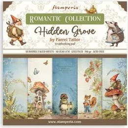 Stamperia Romantic Hidden Grove Scrapbook-Block 30,5x30,5 cm