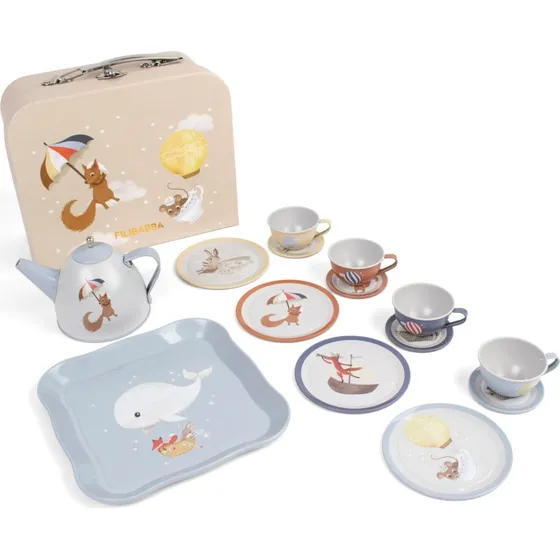 Filibabba Spielkoffer Tee-Set für 4 (FI-03827)