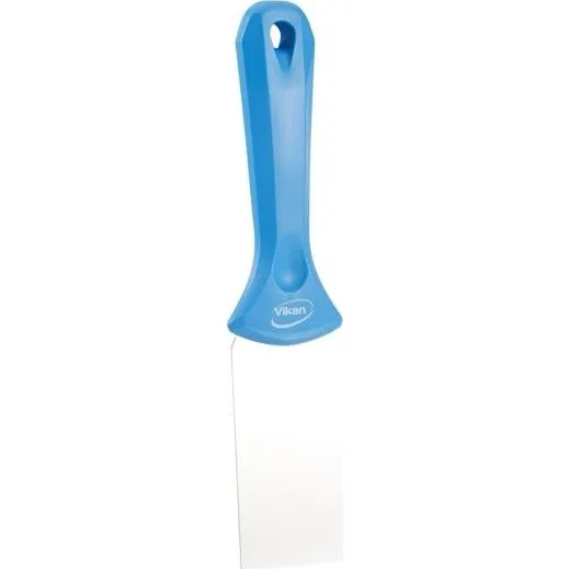 Vikan 4008 Handschaber 50 mm Edelstahlblatt blau