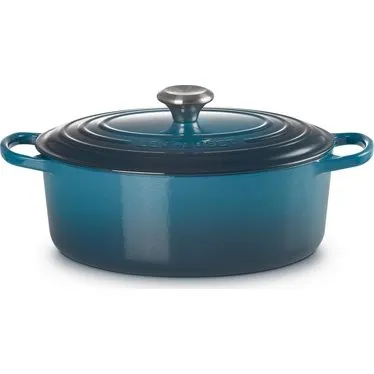 Le Creuset Gusseisen-Bräter oval 29 cm Deep Teal