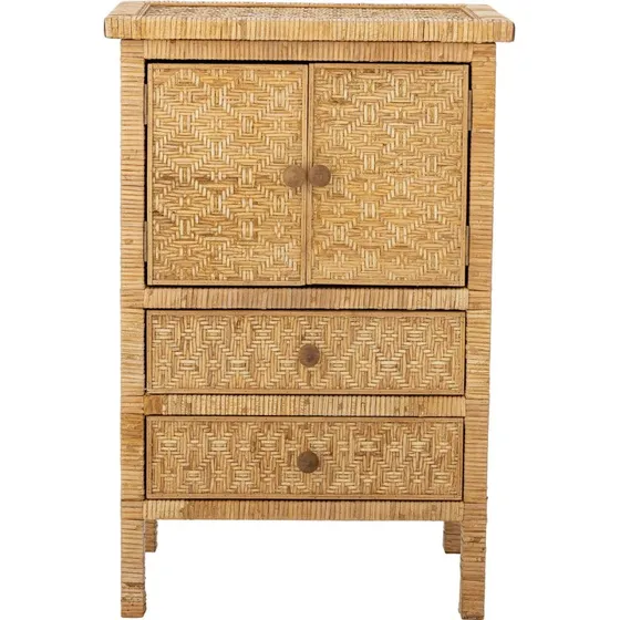 Bloomingville Lorris Schubladen Natur Rattan 45x67x36cm
