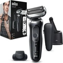 Braun Series 7 71-N7200cc Nass&Trocken Rasierer Schwarz, 50 Min