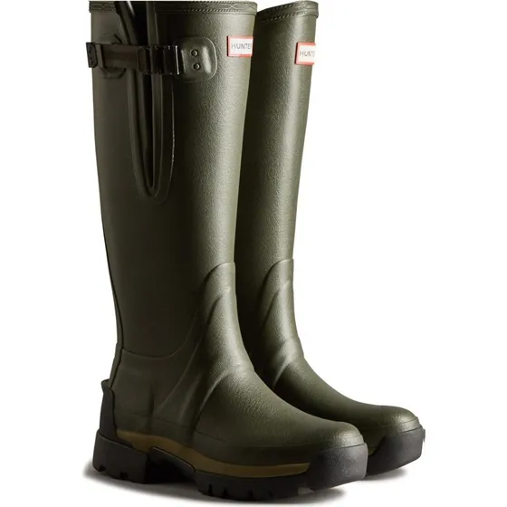 Hunter Balmoral Adjustable Dunkelolive Gummistiefel Damen