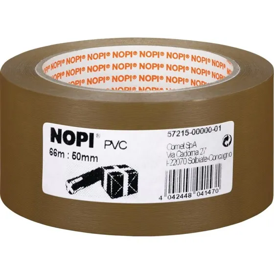 tesa Nopi Packband 57215 66m x 50mm braun