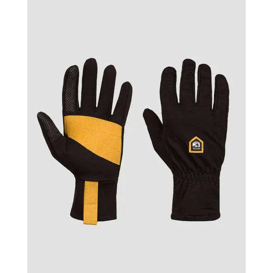 Hestra Merino Windwool Liner Handschuhe Schwarz 34290-black