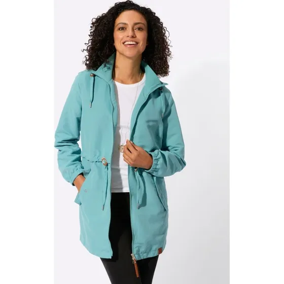 Mackintosh Parka ozean | 2-Wege-Reißverschluss | elastische Ärmelbündchen