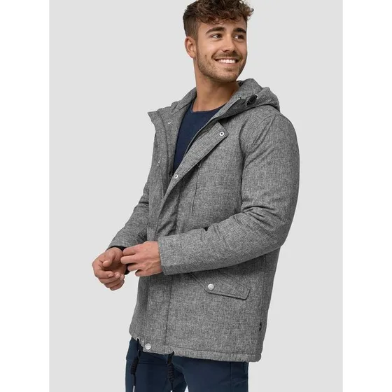 JEFF Parka Anders, Herren Winterjacke, Wattiert, Kapuze, Reißverschluss
