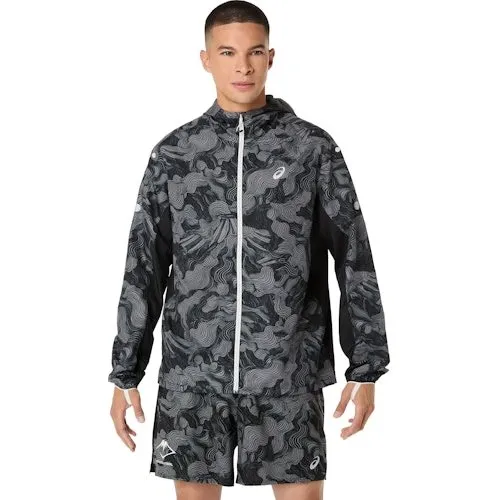ASICS Fujitrail Packable Jacke Herren Grau
