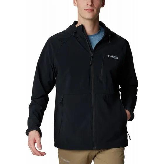 Columbia Softshell Triple Canyon Hooded Jkt, Schwarz, Herren
