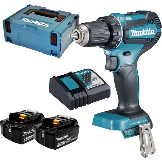 Makita Akku-Bohrschrauber DDF485RFJ 18V 50Nm 2x3,0Ah