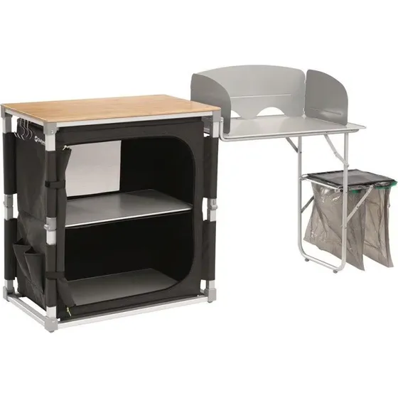 Outwell Padres Storage Unit mit Beistelltisch, Schattengrau
