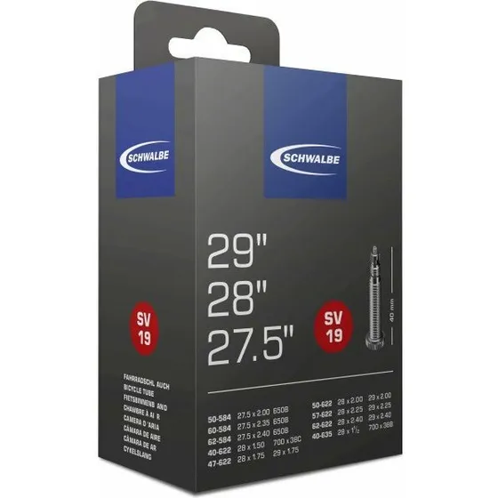 Schwalbe SV19 Fahrradschlauch 27,5/28/29" 40/62-584/635