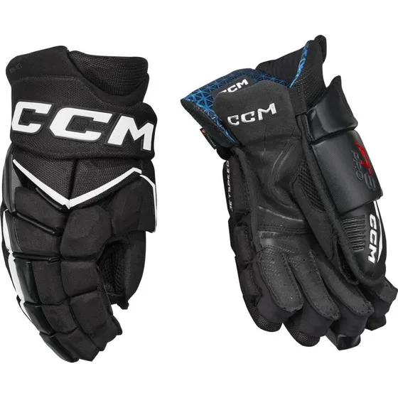 CCM Jetspeed FT8 Pro Jr Handschuhe Schwarz/Weiß