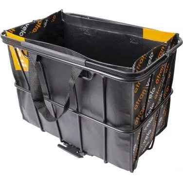 Atran Velo AVS Fahrradkorb schwarz 40 l