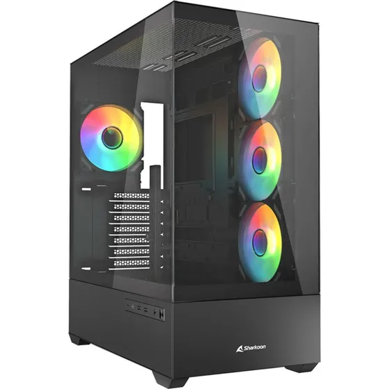 Sharkoon AK6 RGB ATX-Gehäuse schwarz