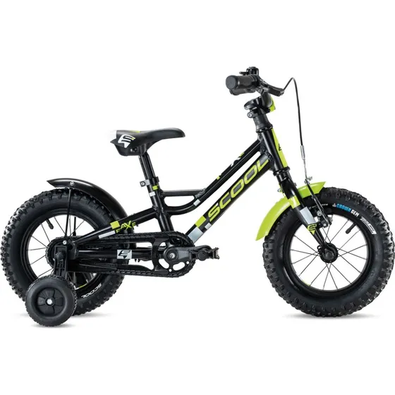 S'COOL faXe 12 1-Gang ALLOY schwarz/lime