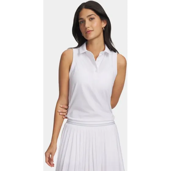 Under Armour Drive ohne Arm Polo wei Damen