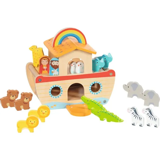 Goki Meine kleine Arche Noah – Holzspielzeug mit Figuren