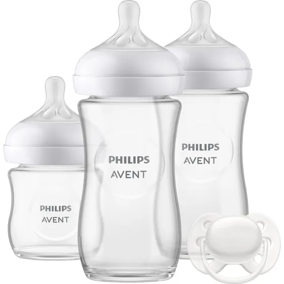 Philips Avent Natural Response Glas-Flaschen-Set SCD878/11