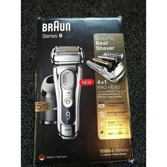 Braun Series 9 9395cc Elektrorasierer Herren  ProLift, verbesserte Reinigung