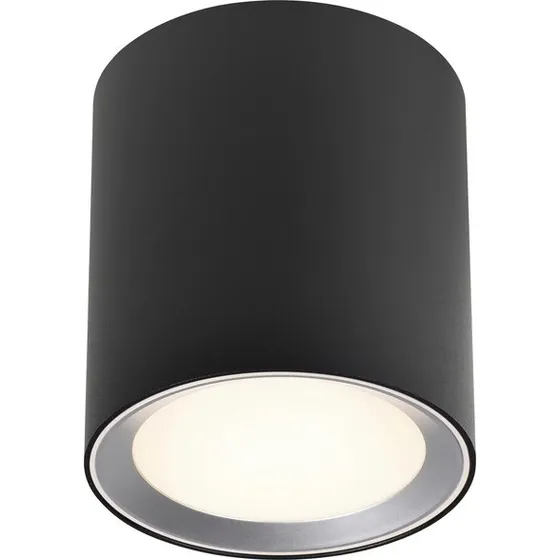 Nordlux Landin 14 Schwarz Badezimmer-Downlight IP44 dimmbar