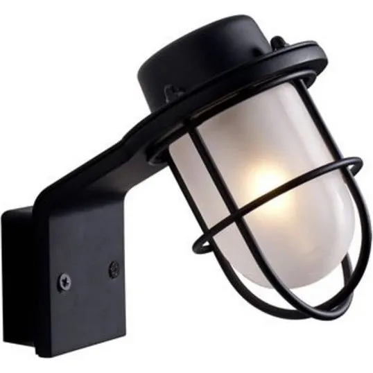 Nordlux Marina G9 Wandleuchte Schwarz Metall IP44