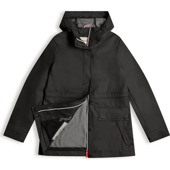 Hunter Damen-Regenjacke schwarz