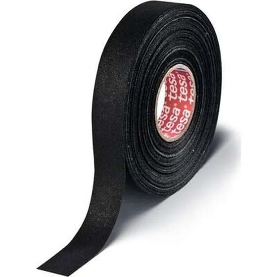 tesa 51006 PET-Gewebeband 25 m x 19 mm schwarz