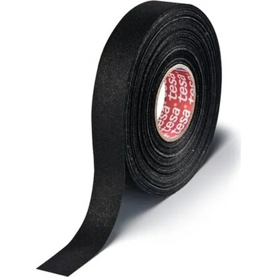 tesa 51007 PET-Gewebeband 9 mm x 50 m schwarz